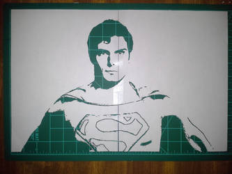 Superman Stencil