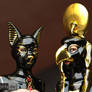 Bastet, Horus and Anubis.(Cover)