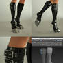 Rubber PonyBoots for Genesis 3.