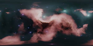 Nebula, 360 dregrees equirectangular, free