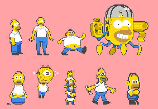 homer Sprites