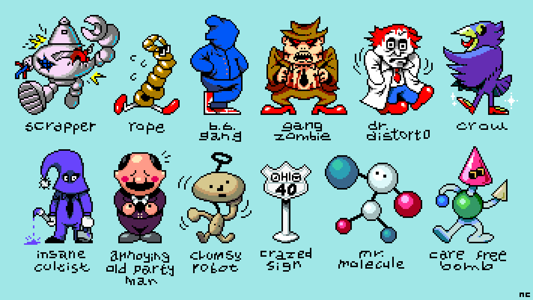 favorite mother 1+2 enemies by Poop-Hat on DeviantArt