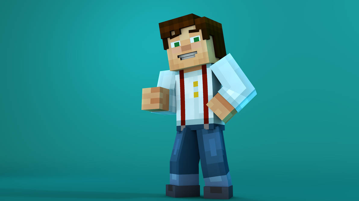 Jesse Render - Cinema 4D Minecraft Render by BeyondEnder on DeviantArt