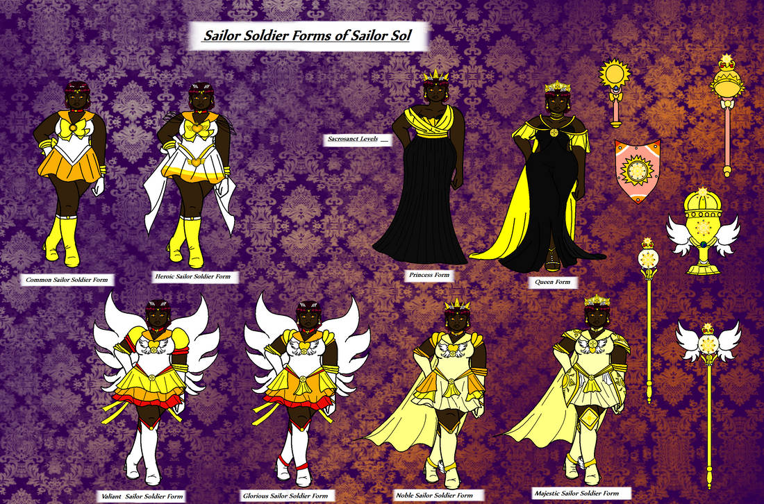Sailor Sol Form Sheet by Kuroshi-tenshi on DeviantArt