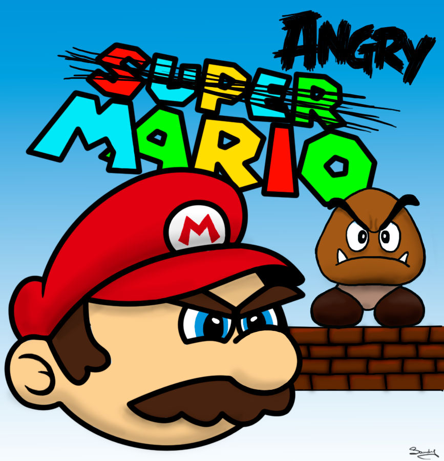 angry mario by m4fa on DeviantArt