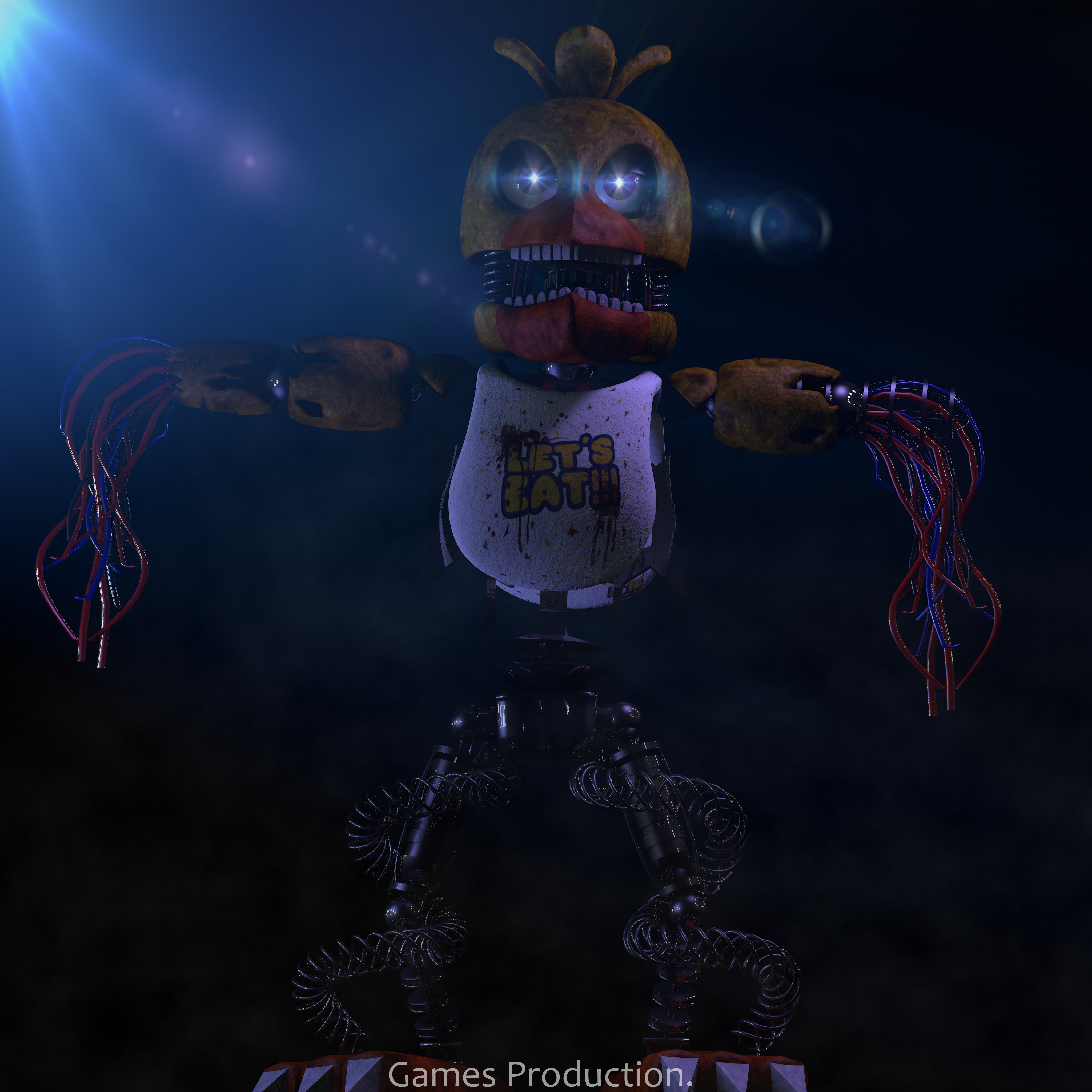 UCN Stylized Withered Chica by SlendyMann264 on DeviantArt