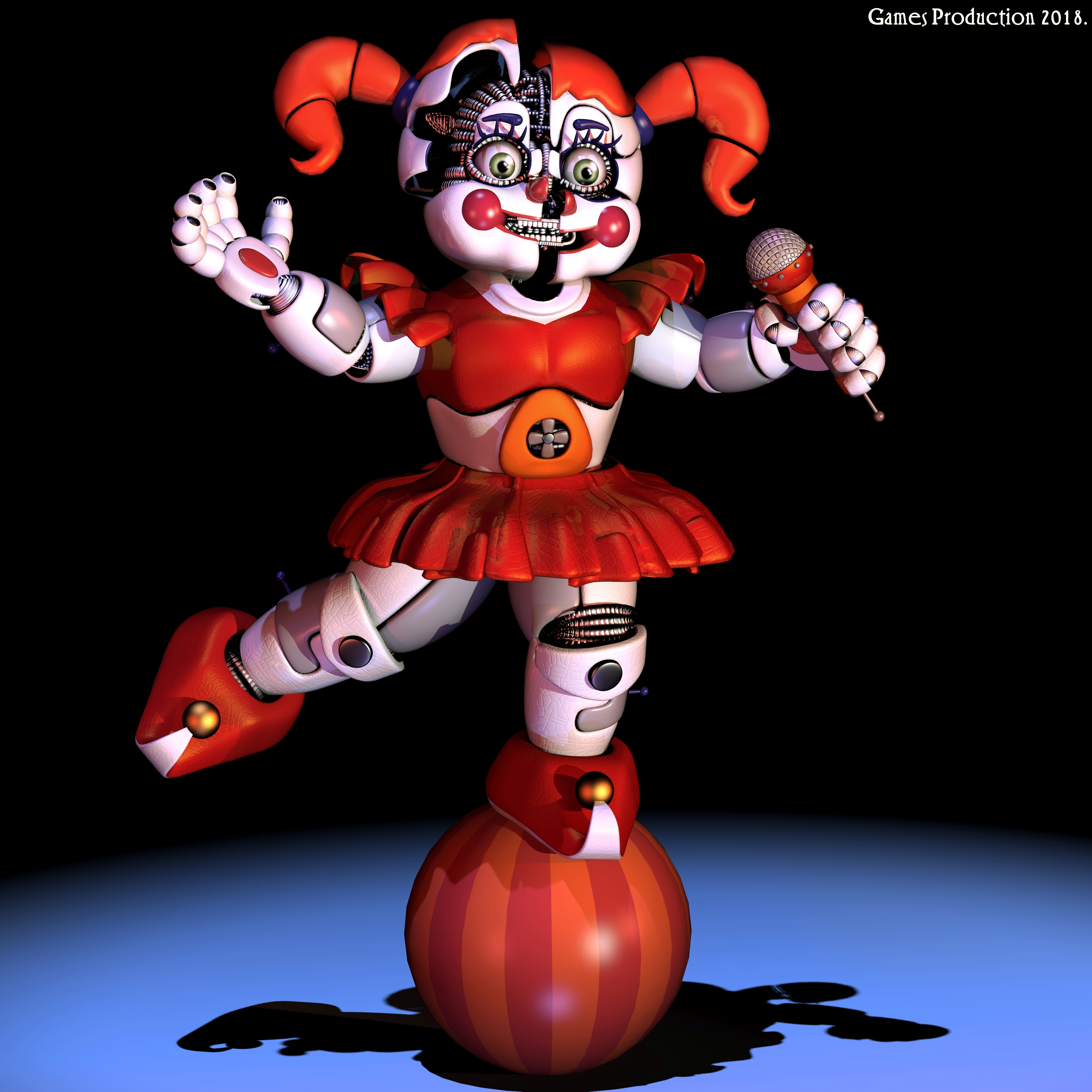 Circus Baby -  Poster (3Ds Max)