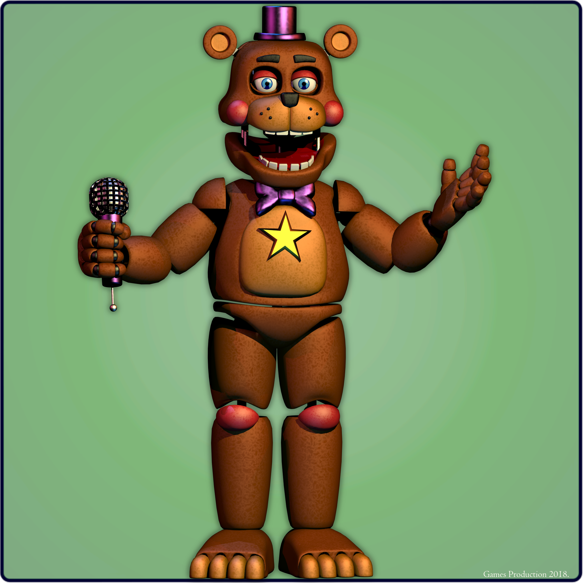 Rockstar Freddy! by GamesProduction on DeviantArt