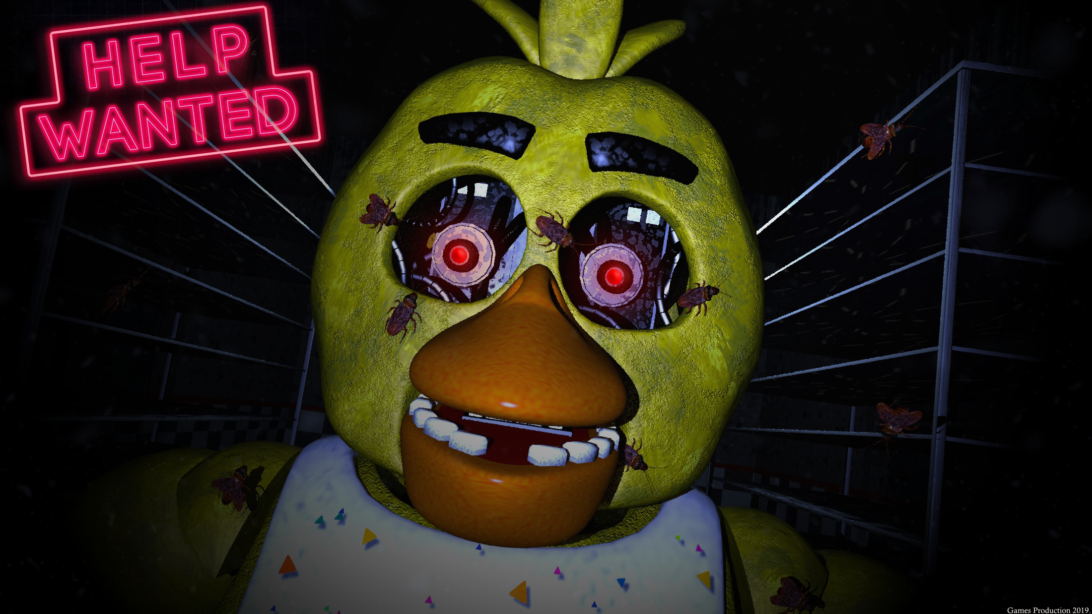 Withered Chica Suit Textures by DiscoHeadOfficial on DeviantArt