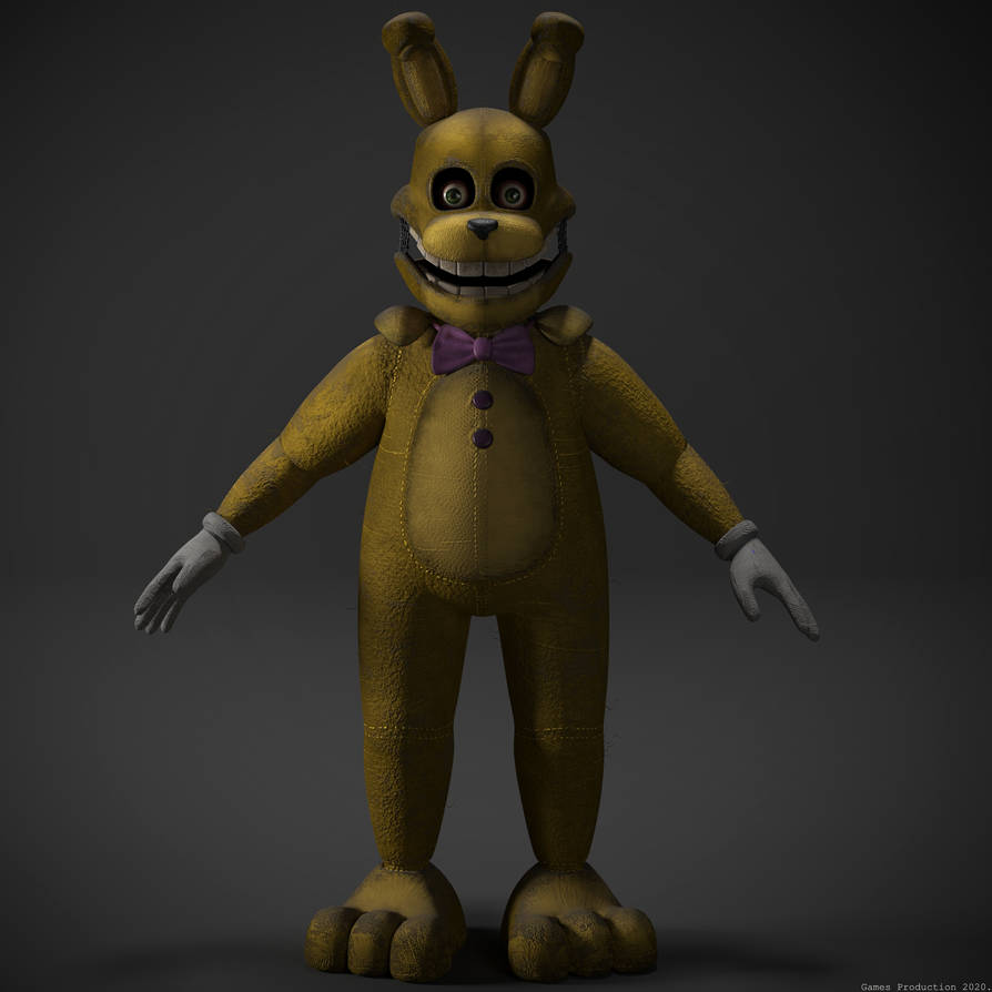 Springbonnie Game Model My Springbonnie model from INTO THE PIT - Showcase by GamesProduction ...