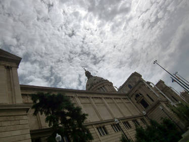 Arts museum and sky