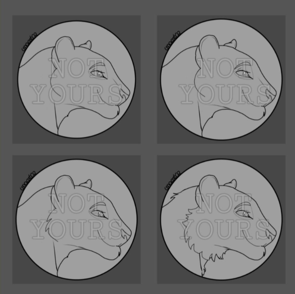 YCH icon big feline
