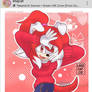 Cmm Halfbody sonic oc for Shadey