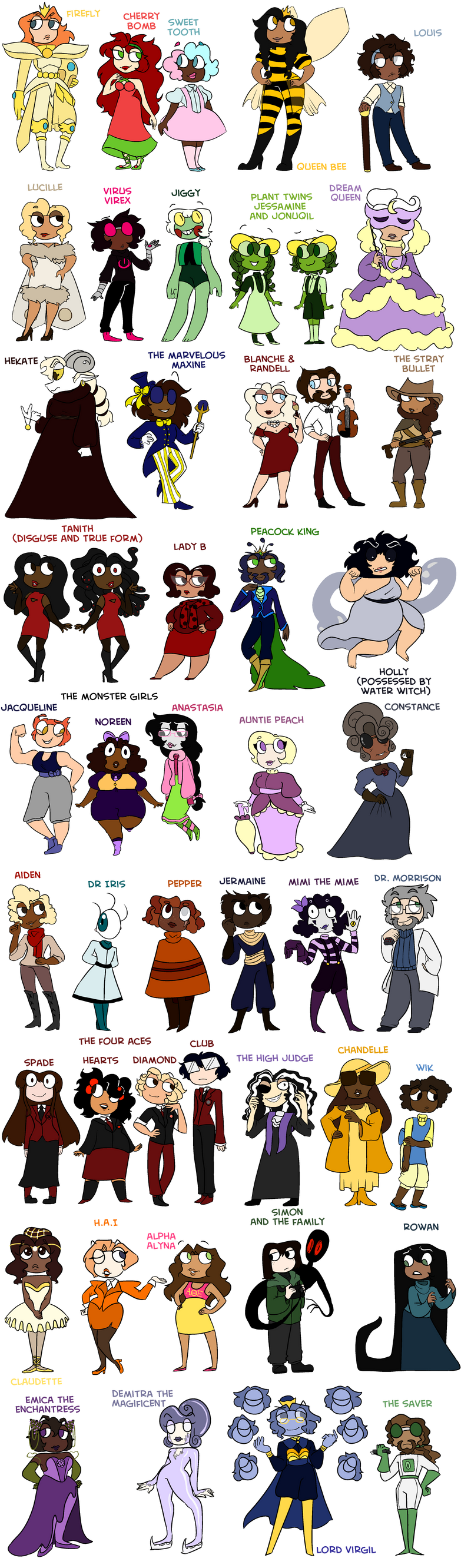 Fan Villains (New vers.) by criaha
