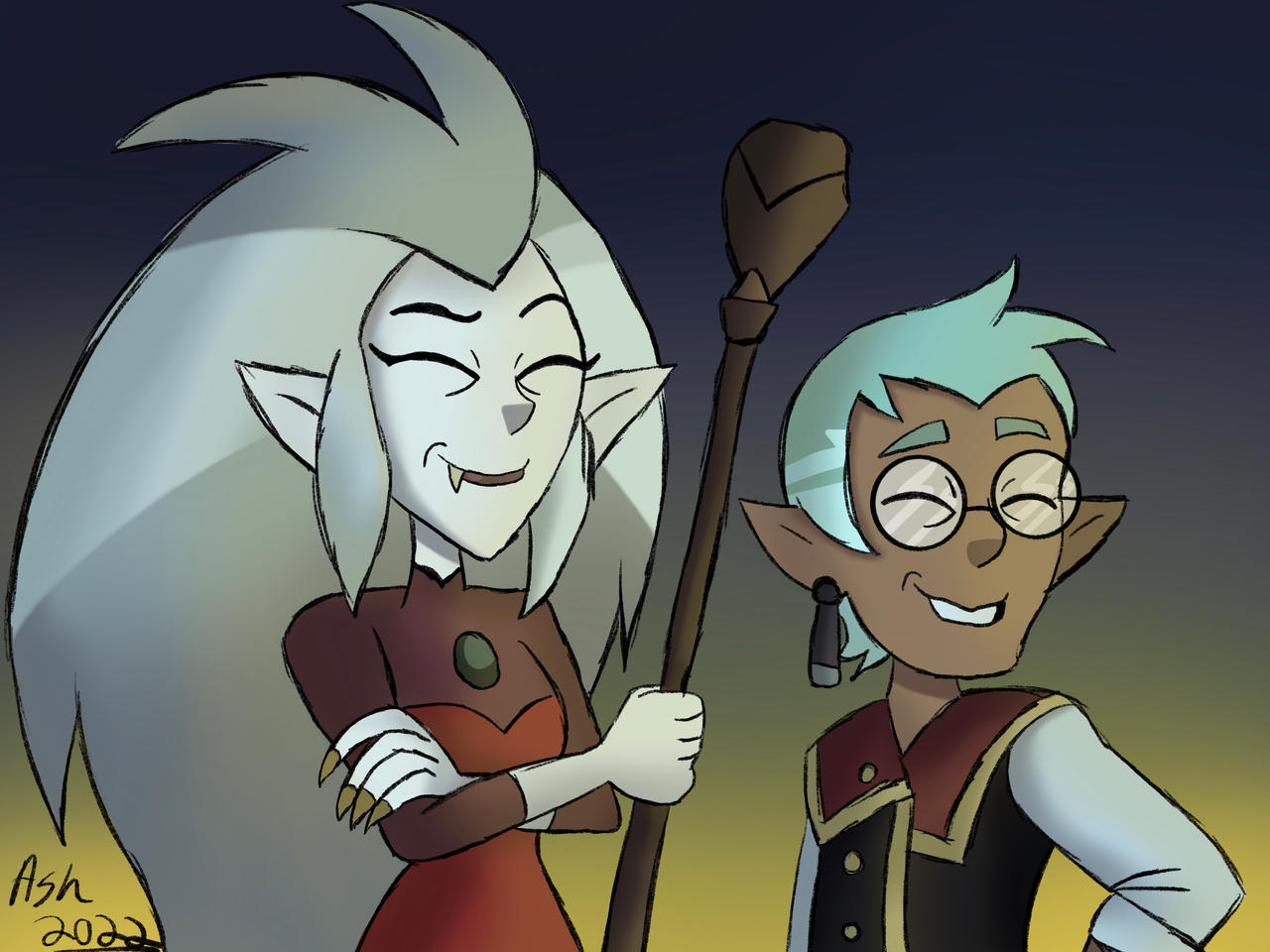 Eda And Raine by ArtisticAshGamer on DeviantArt