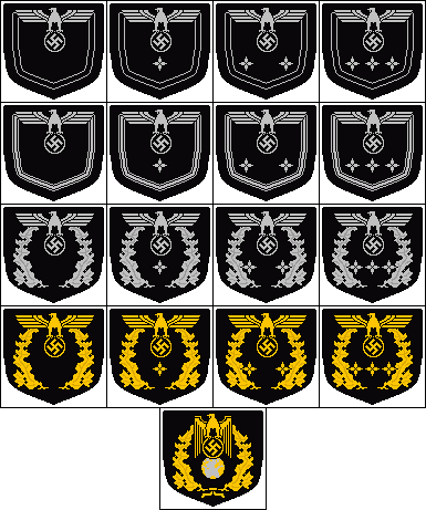 Ranks insignia of the Reich's foreign ministry. by someone1fy on DeviantArt