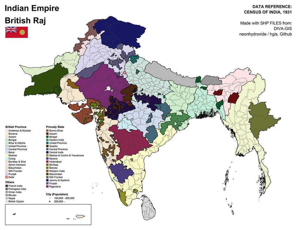 British Raj Area British India map by someone1fy on DeviantArt