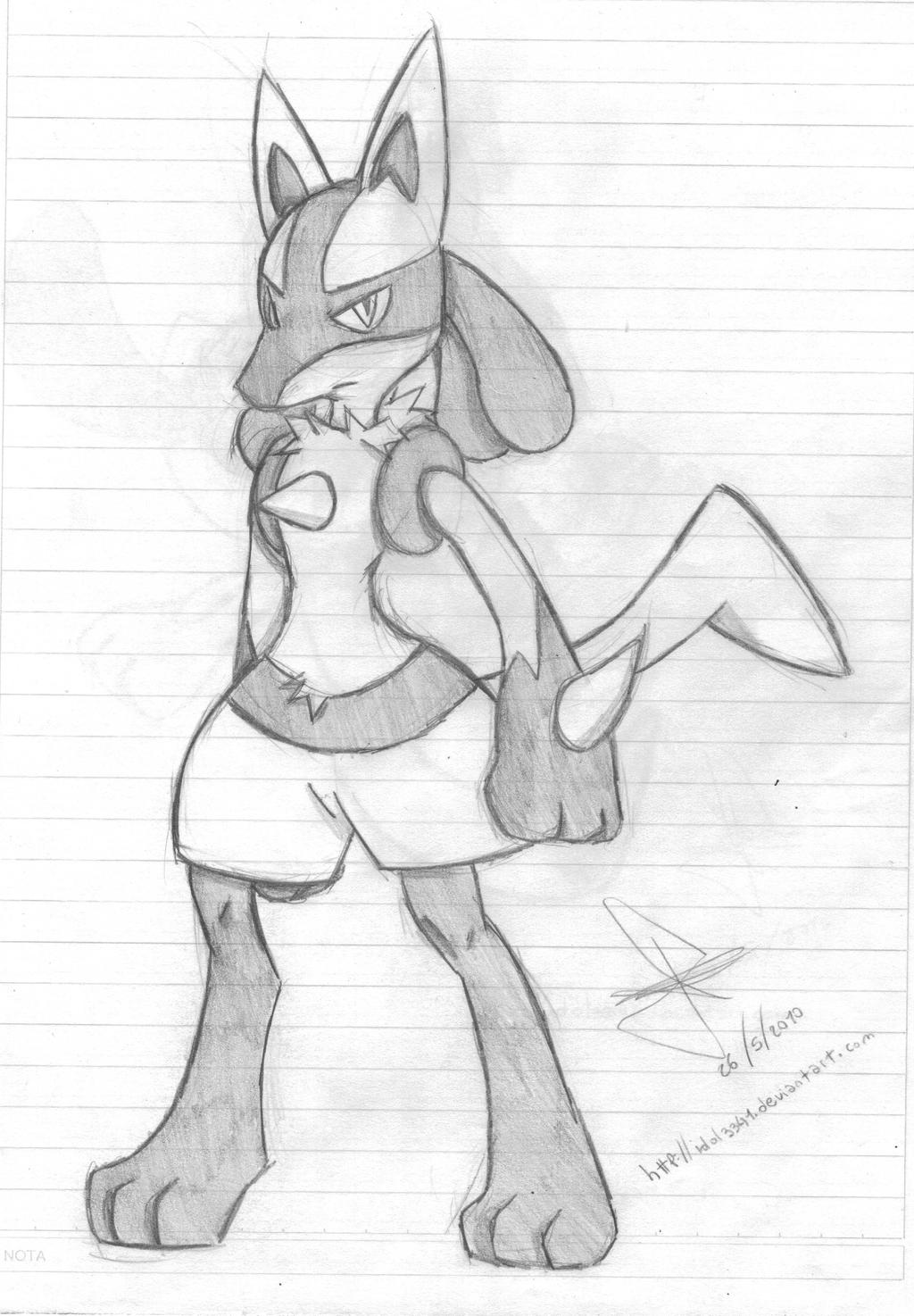 Lucario by idolnya on DeviantArt Lucario by idolnya on DeviantArt