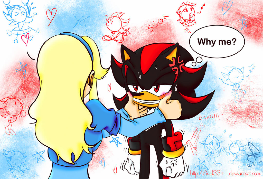 Shadow can smile by idolnya on DeviantArt