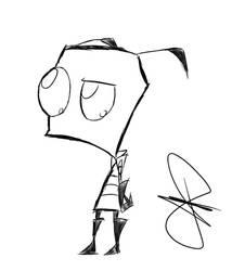 How draw Zim