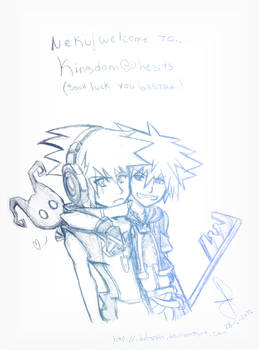 Neku welcome to kingdom hearts