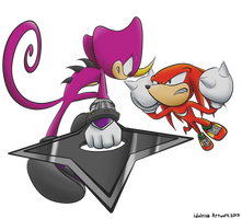 Espio vs Knuckles