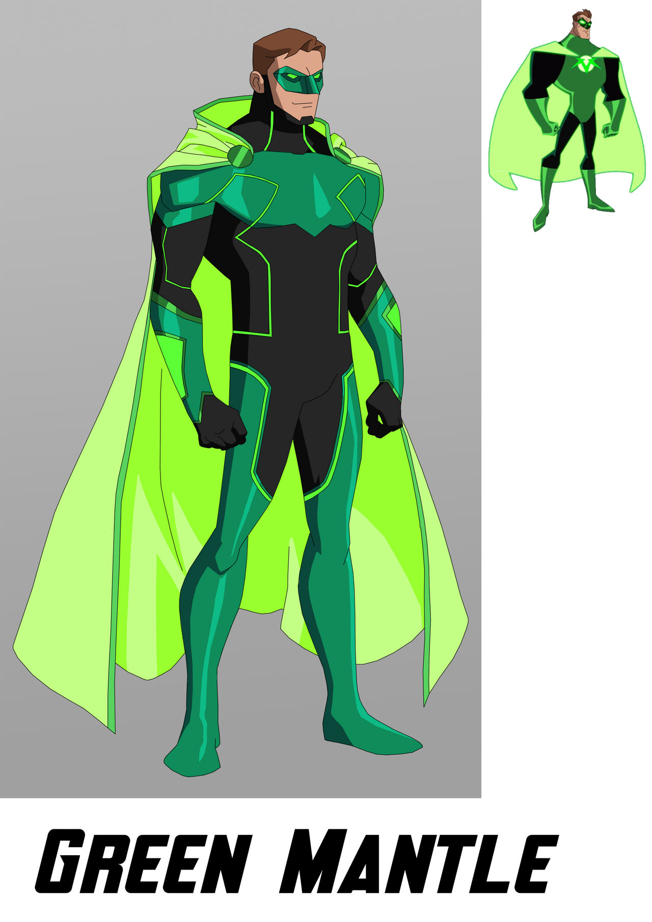 Green Mantle Redesign by Alizen96 on DeviantArt