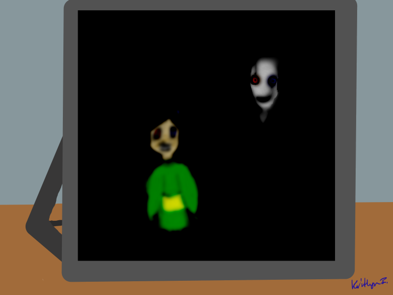 Scary chara and Gaster by kk600252 on DeviantArt