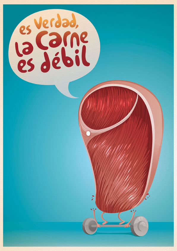 carne debil