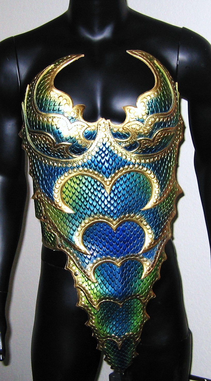 Female Dragon Armored Corset 1