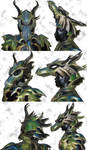 Dragon Armor Helmet by Azmal