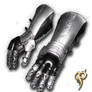 Black and Silver Gauntlets