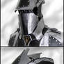 Black and Silver Armor- Helmet