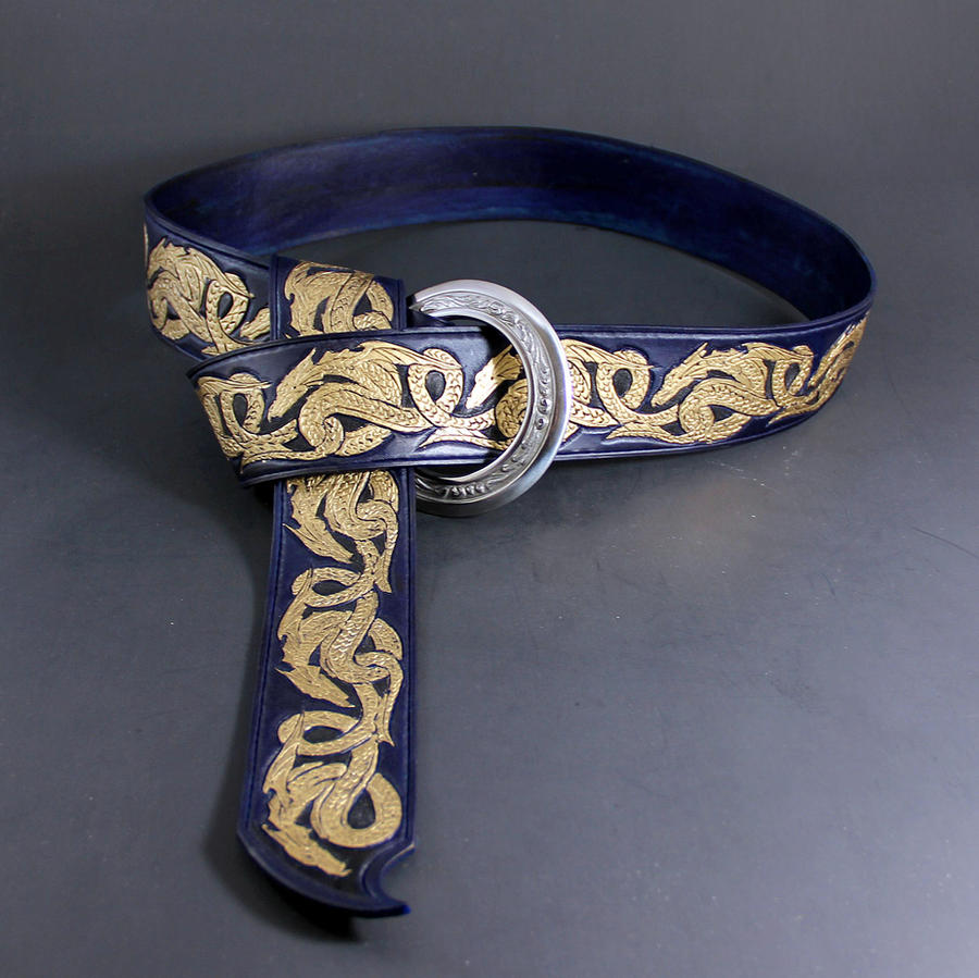 Tooled Dragon Rin Belt