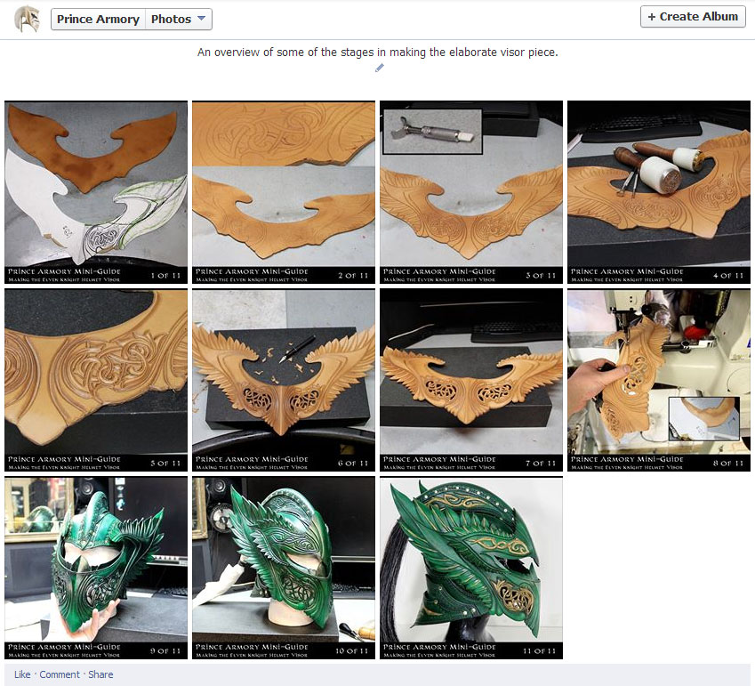 Mini Guide for Elven Knight Visor by Azmal