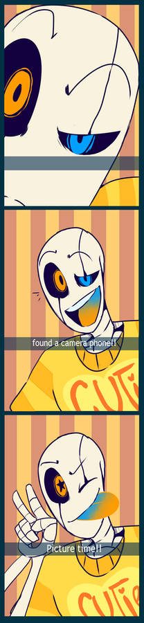 US!Gaster found a phone camera