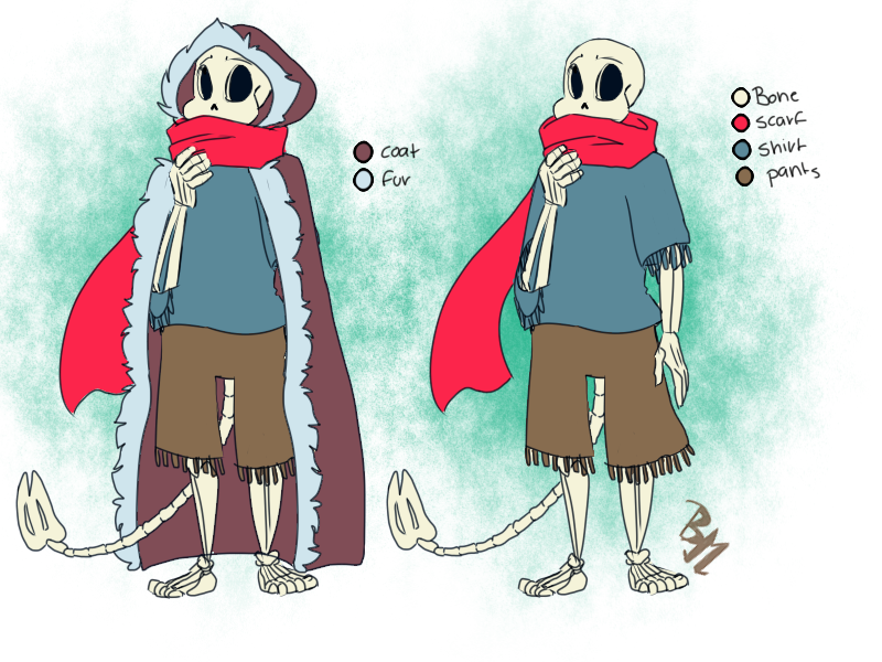 Kin!Sans ref Bunnymuse on DeviantArt