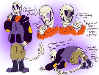 NewTale: papyrus sketches(baby bones)