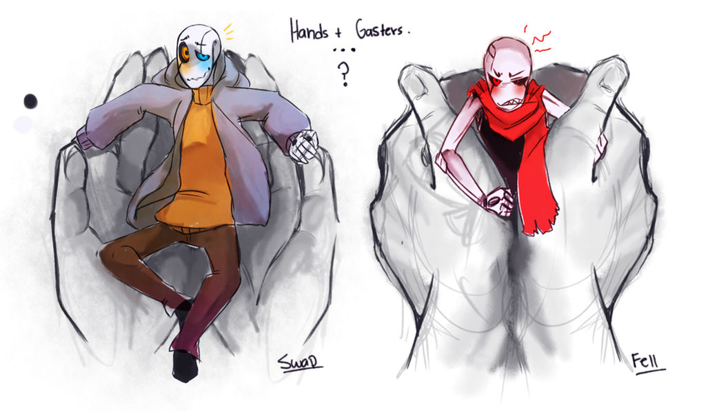 Hands And Gaster Sketch