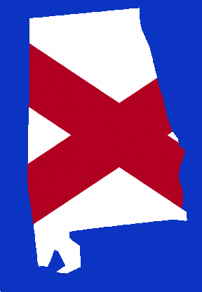 Alabama Deviantart Map Flag Map Of Alabama by Tails2Tails4 on DeviantArt