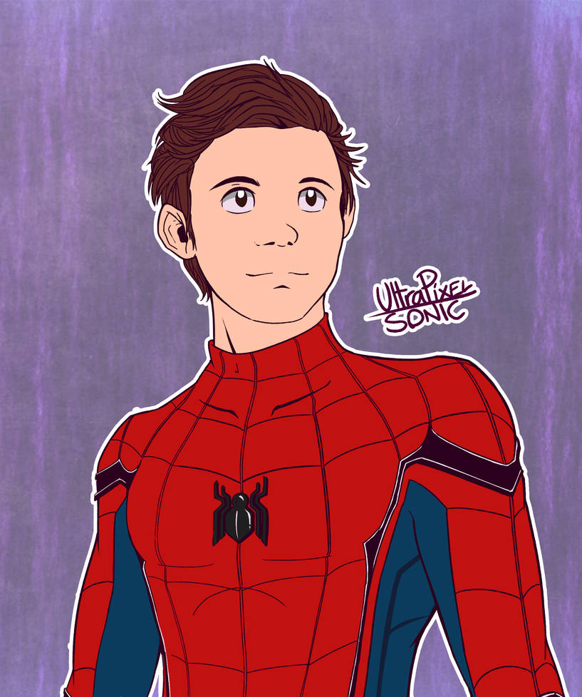 Spiderman Tom Holland - Fan Art by UltraPixelSonic on DeviantArt