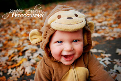 Happy Little Monkey Close-Up