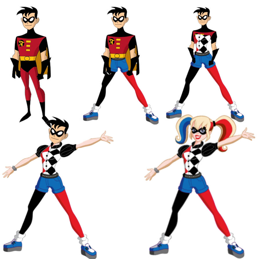 Robin to harley quinn by paticas1243 on DeviantArt