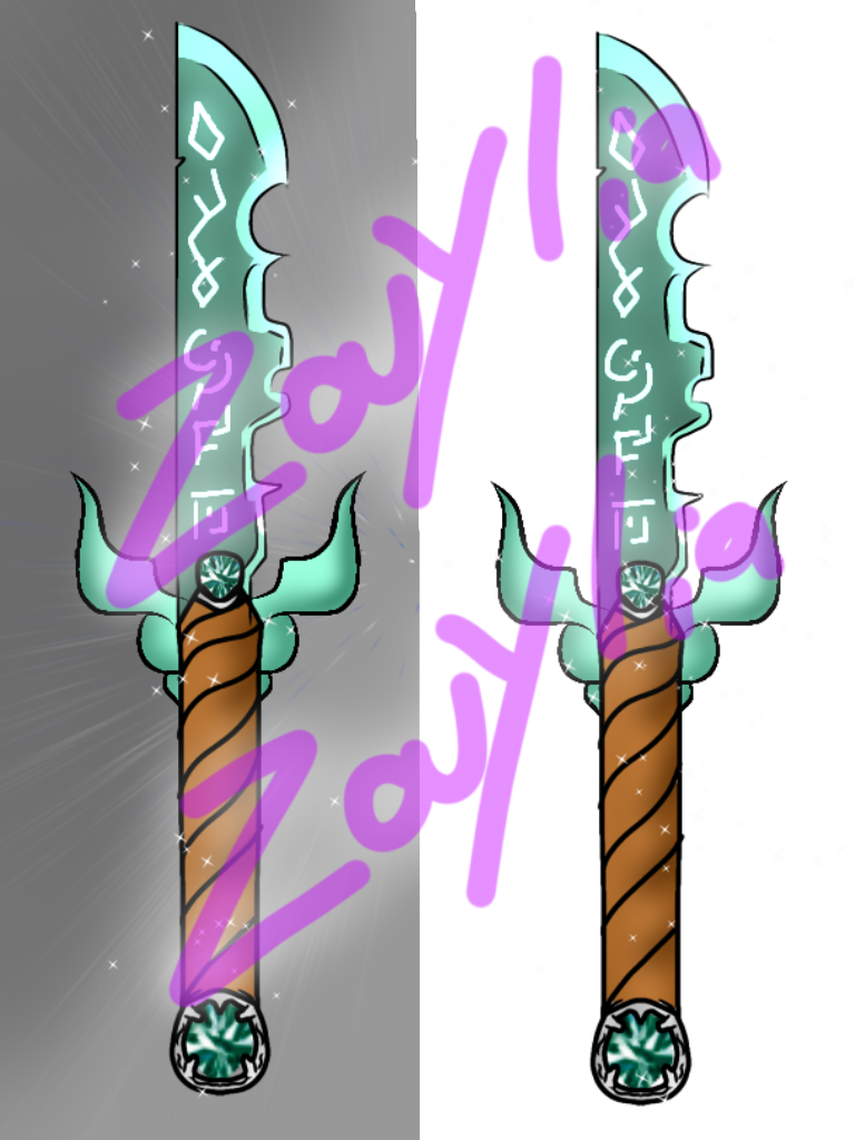 Deviantart Rune Sword Jade rune sword by Zayliao1 on DeviantArt