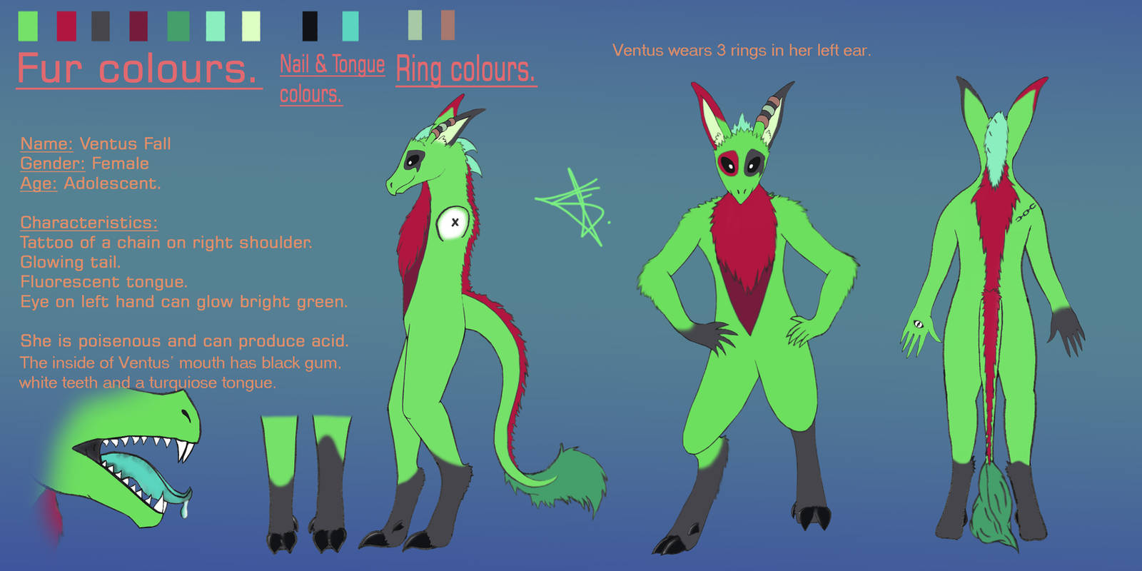 Anthro Ventus reference sheet by Ventus-Fall