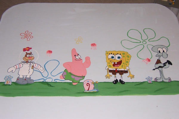 Spongebob Table by Thumpermeyers on DeviantArt