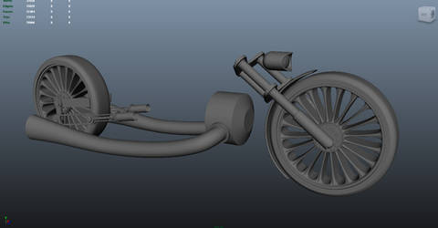 Steam Motorcycle W.I.P 1