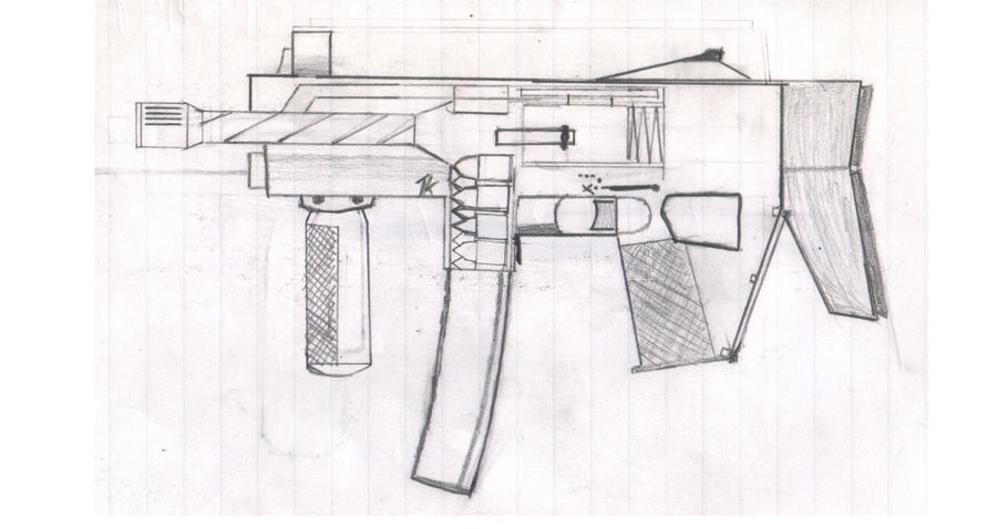 Sub-Machine Gun Concept by TheGunLord on DeviantArt
