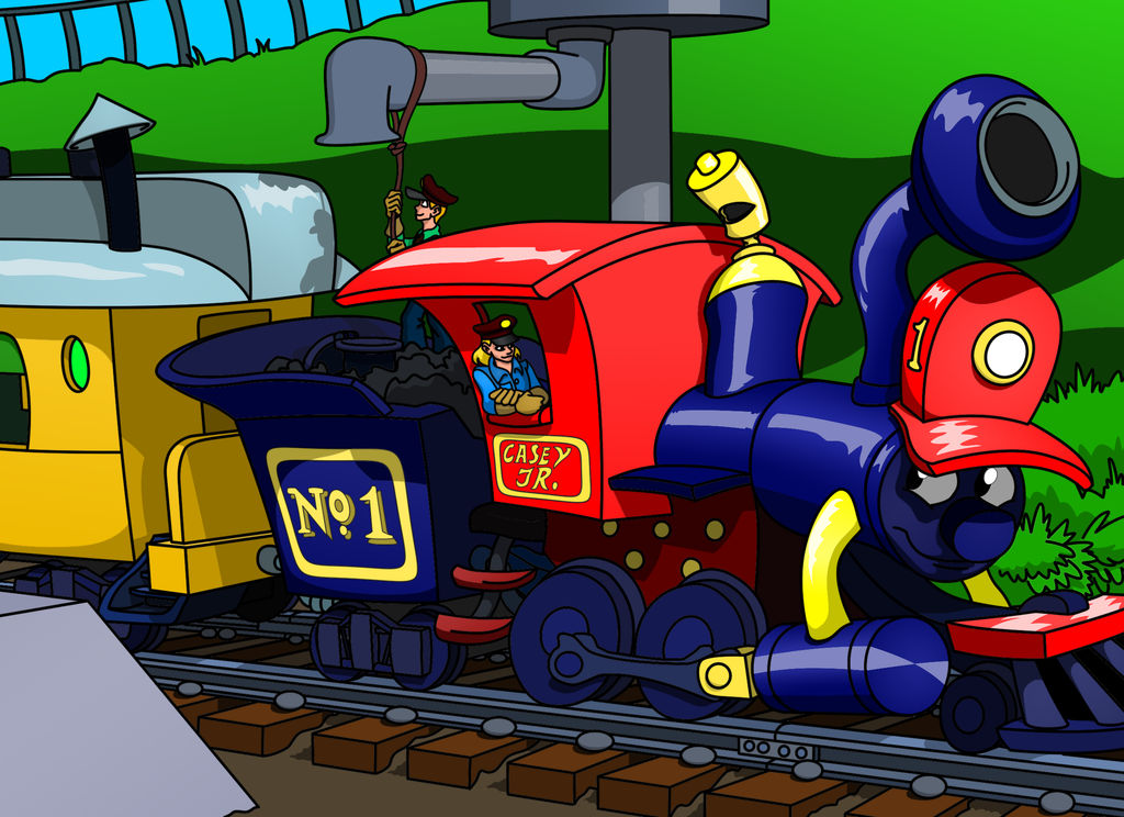 Casey Jr Rise Comic Casey Jr. taking on water by JoeltheSwedishDragon on DeviantArt