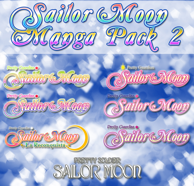 Sailor Moon Manga Pack 2 (Logos)